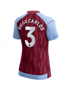 Aston Villa Diego Carlos #3 Heimtrikot für Frauen 2023-24 Kurzarm